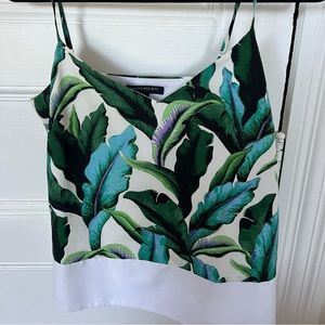 Banana Republic Tropical Top Size M